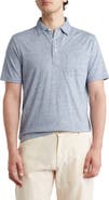 Faherty Heather Stretch Polo