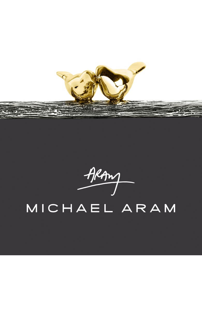 Michael Aram Lovebirds 4 x 6-Inch Picture Frame, Alternate, color, Silver/ Gold