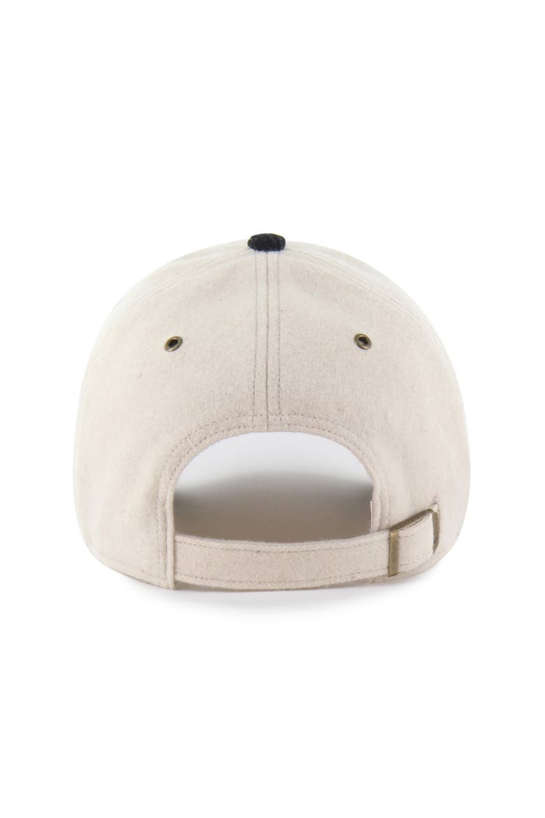 Women's '47 Natural/Black Miami Dolphins Rope Script Clean Up Adjustable Hat, Alternate, color, Natural