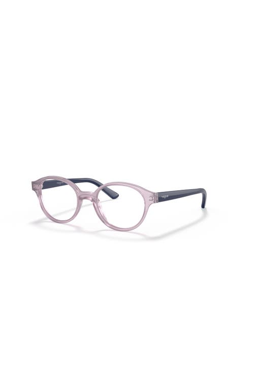 Vogue Eyewear 43mm Oval Optical Glasses In Purple