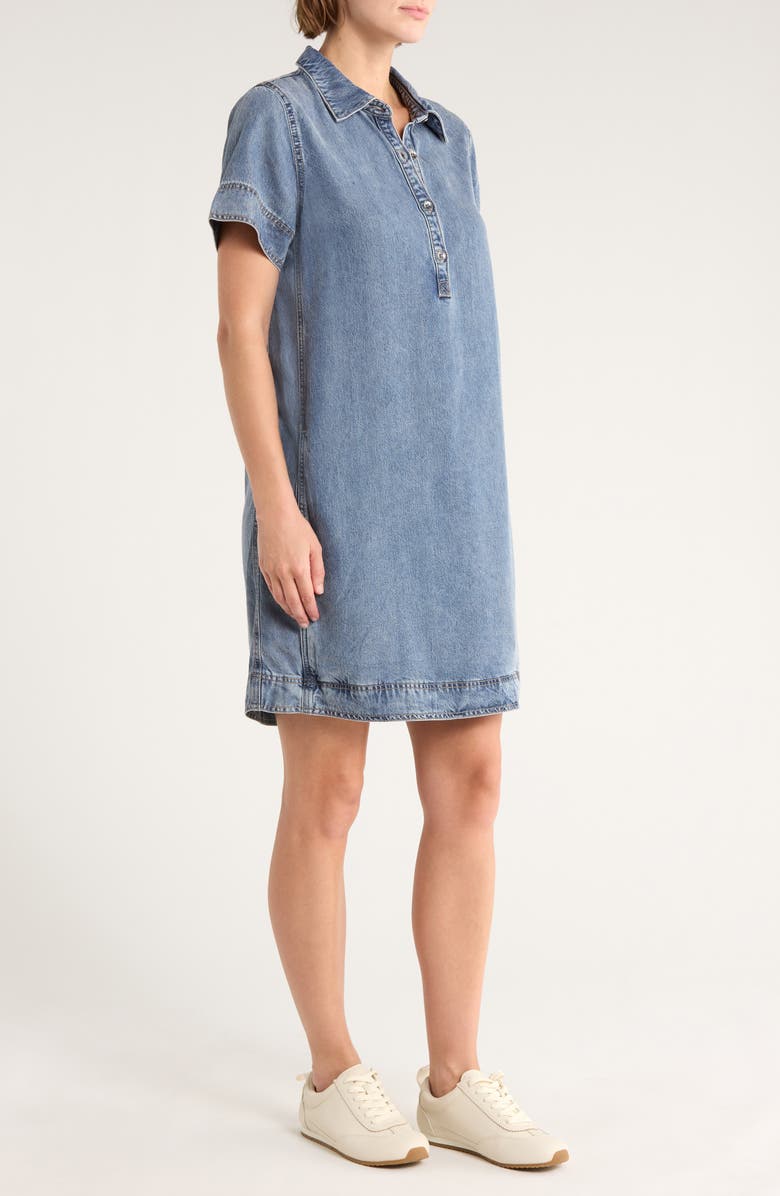 Splendid Sterling Denim Shirtdress, Alternate, color, Indigo