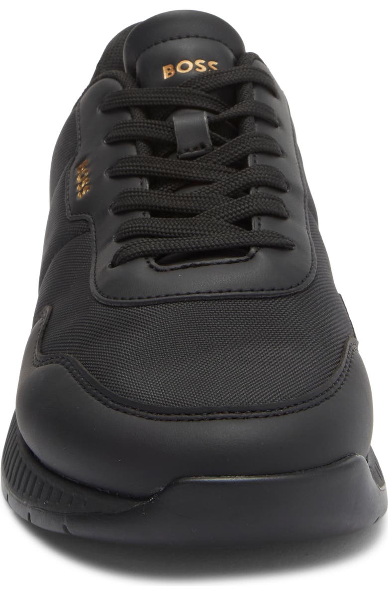 BOSS Titanium Runn Sneaker, Alternate, color, Black