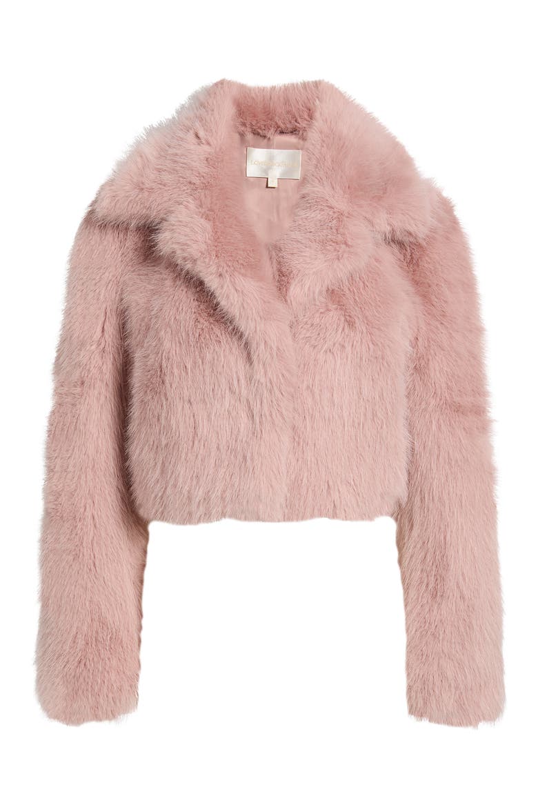 Stroma Faux Fur Jacket, Alternate, color, SMOKED MAUVE