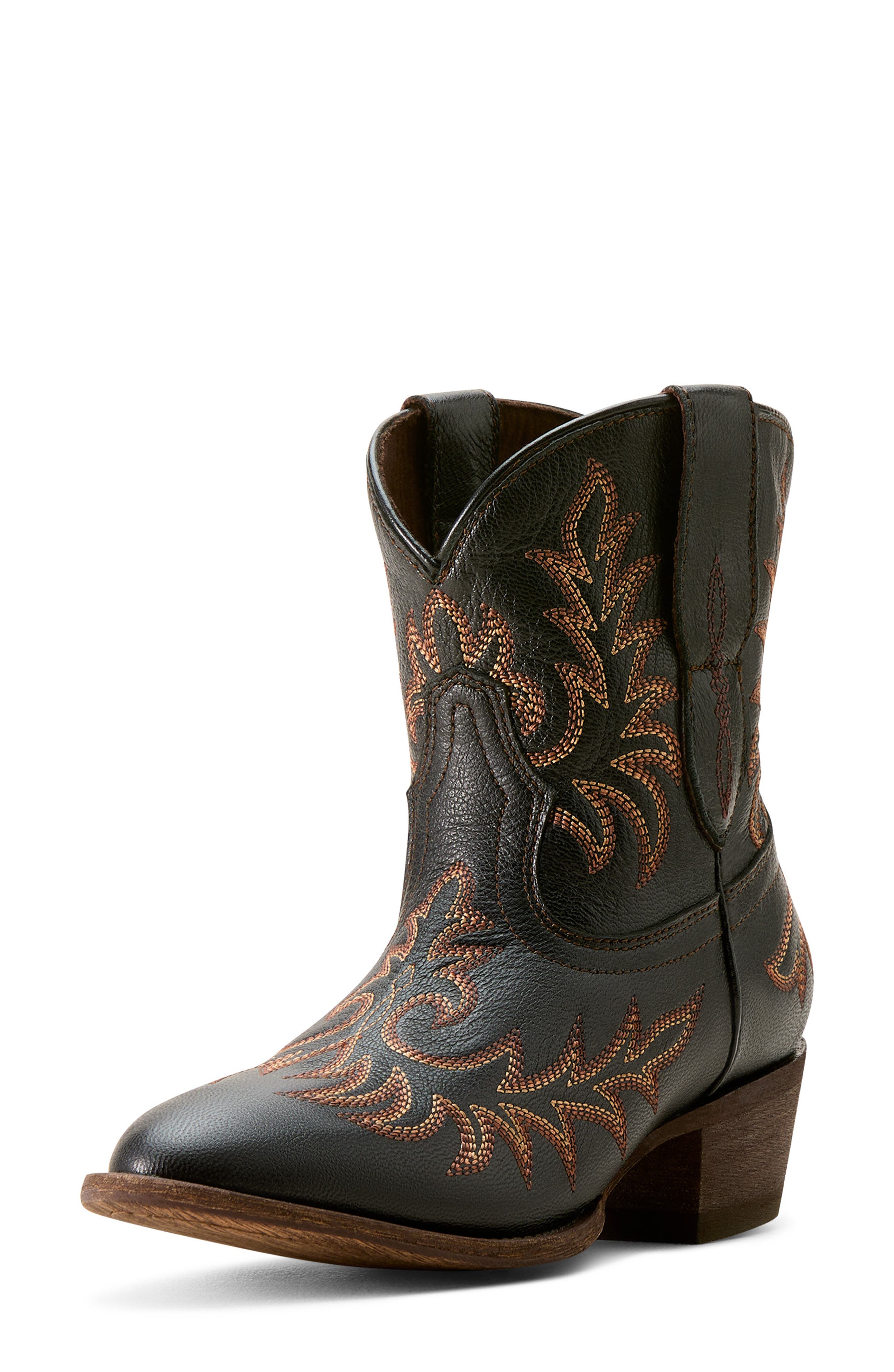 Ariat Carlin Western Boot, Alternate, color, Luxe Black