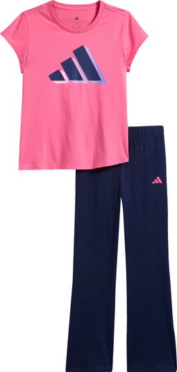 Kids' Graphic T-Shirt & Flare Pants Set