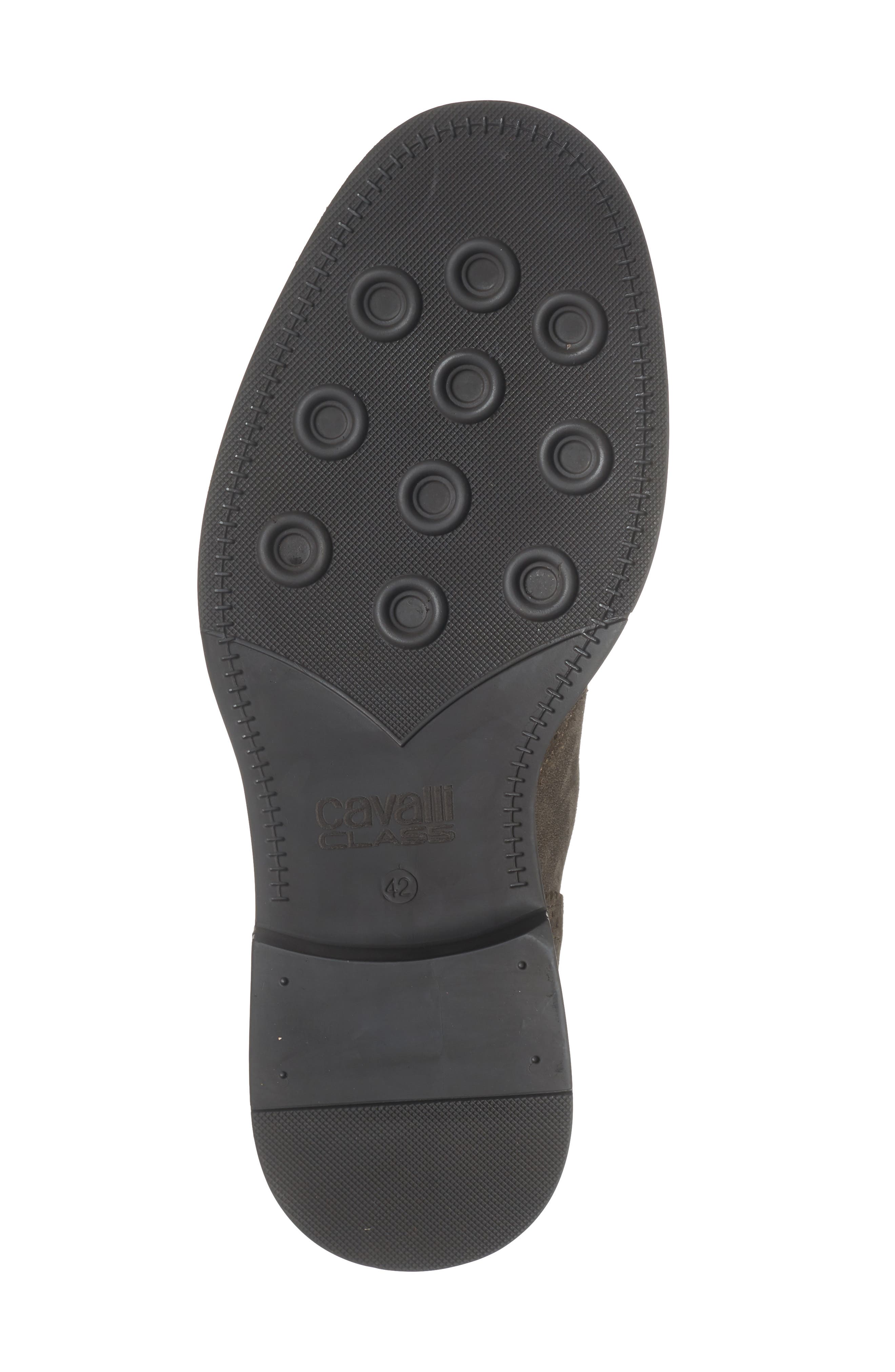 Roberto Cavalli Crip Chelsea Boot, Alternate, color, Taupe