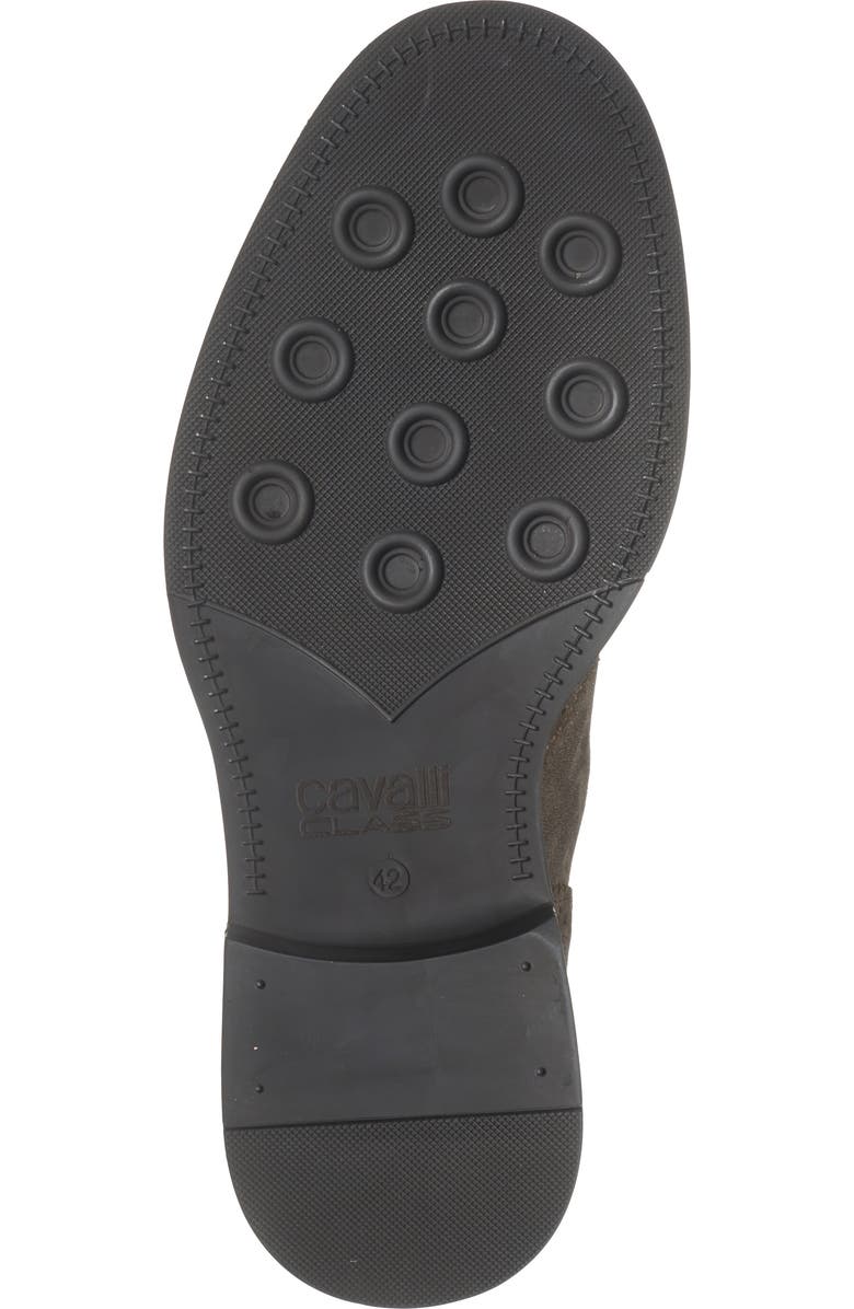 Roberto Cavalli Crip Chelsea Boot, Alternate, color, Taupe