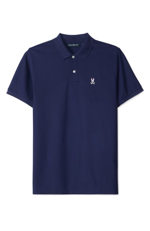 Psycho Bunny Classic Pima Cotton Polo In Evening Blue