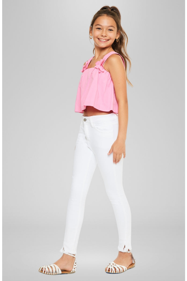 Rocket High Rise Ankle Skinny Jeans, Alternate, color, White