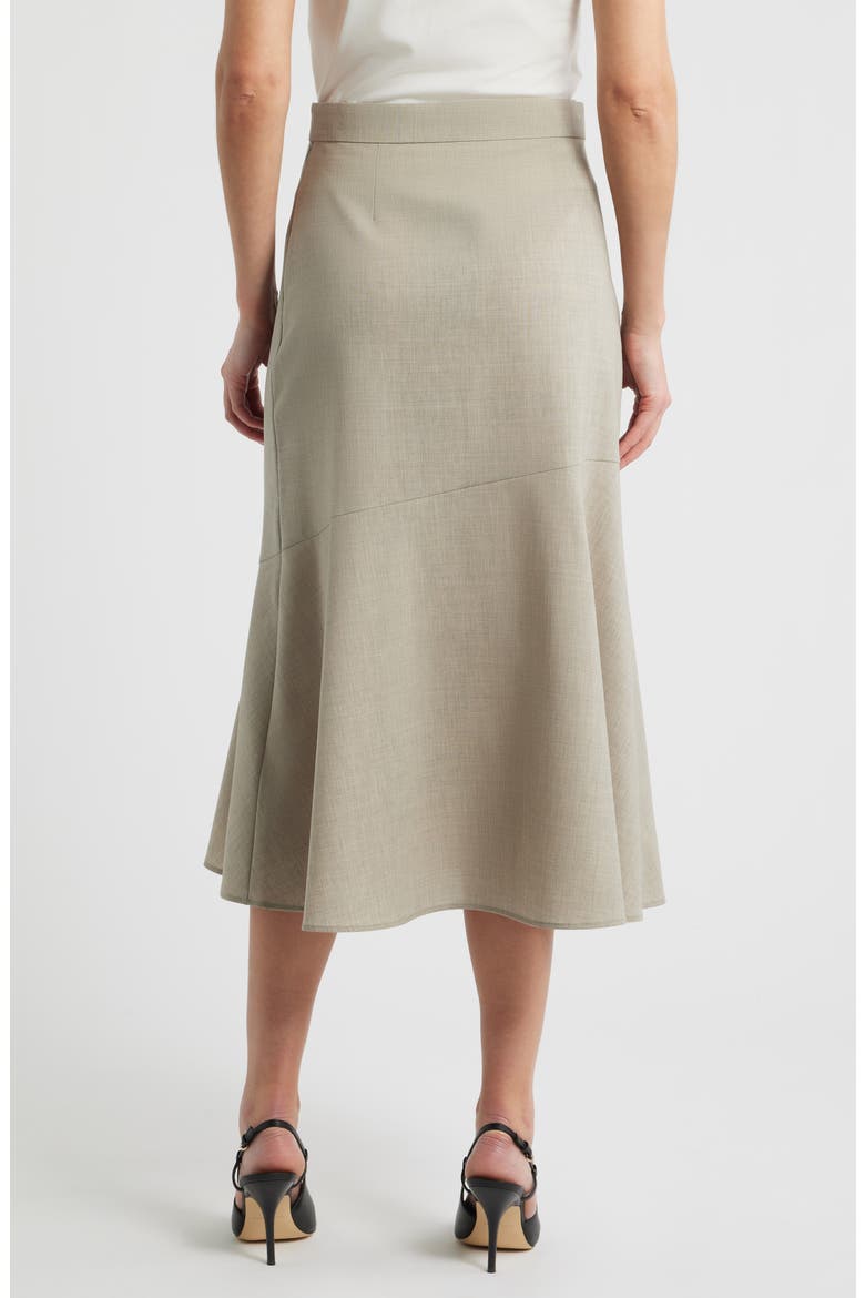 Vuleran Virgin Wool Skirt, Alternate, color, PUMICE