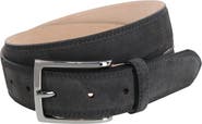 Trafalgar Armando Italian Suede 35mm Feathered Edge Belt