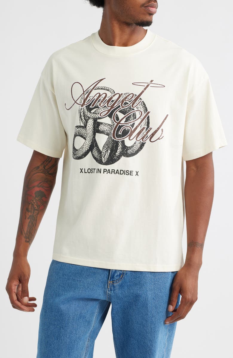 PacSun Paradise Graphic T-Shirt, Main, color, Cream