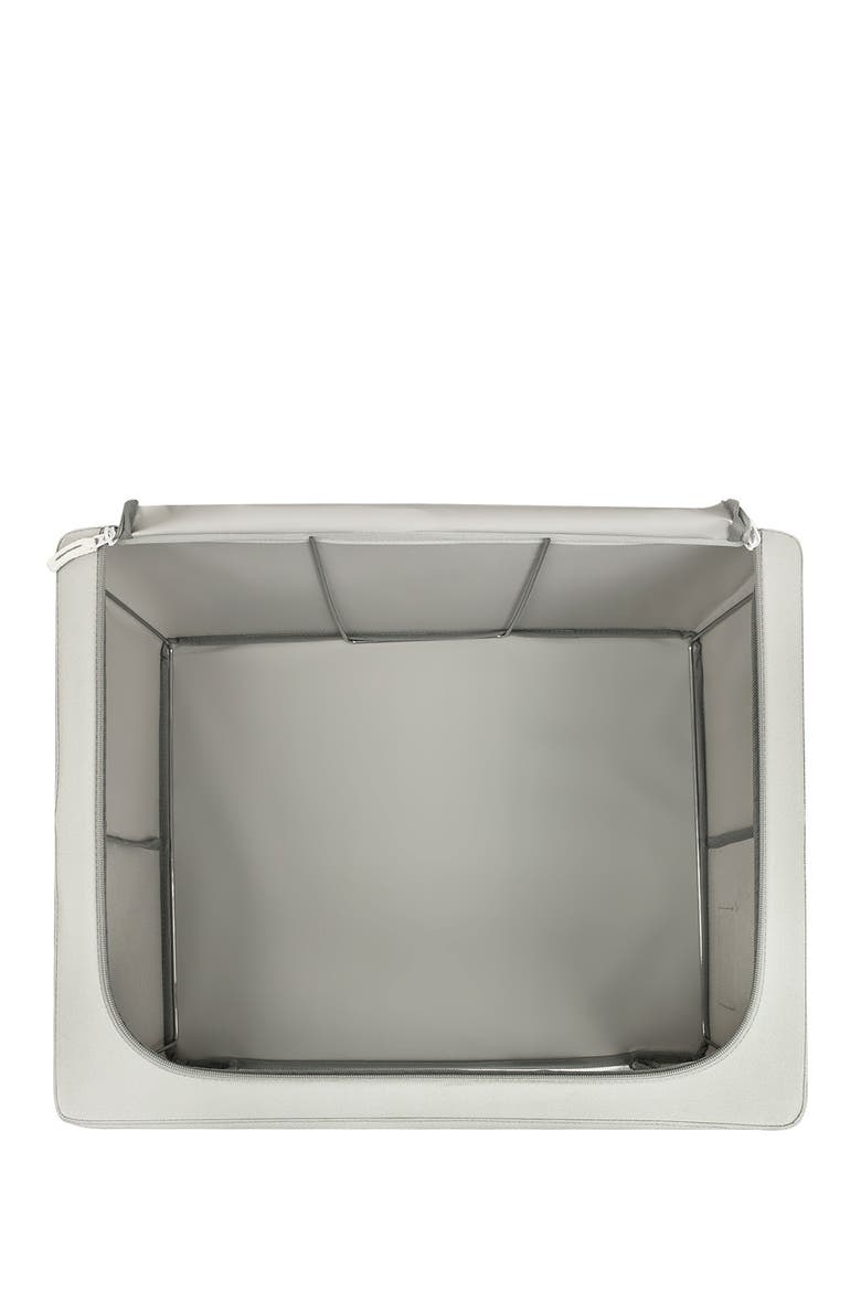 Beige Windowed Storage Box - Set of 2, Alternate, color, GRAY