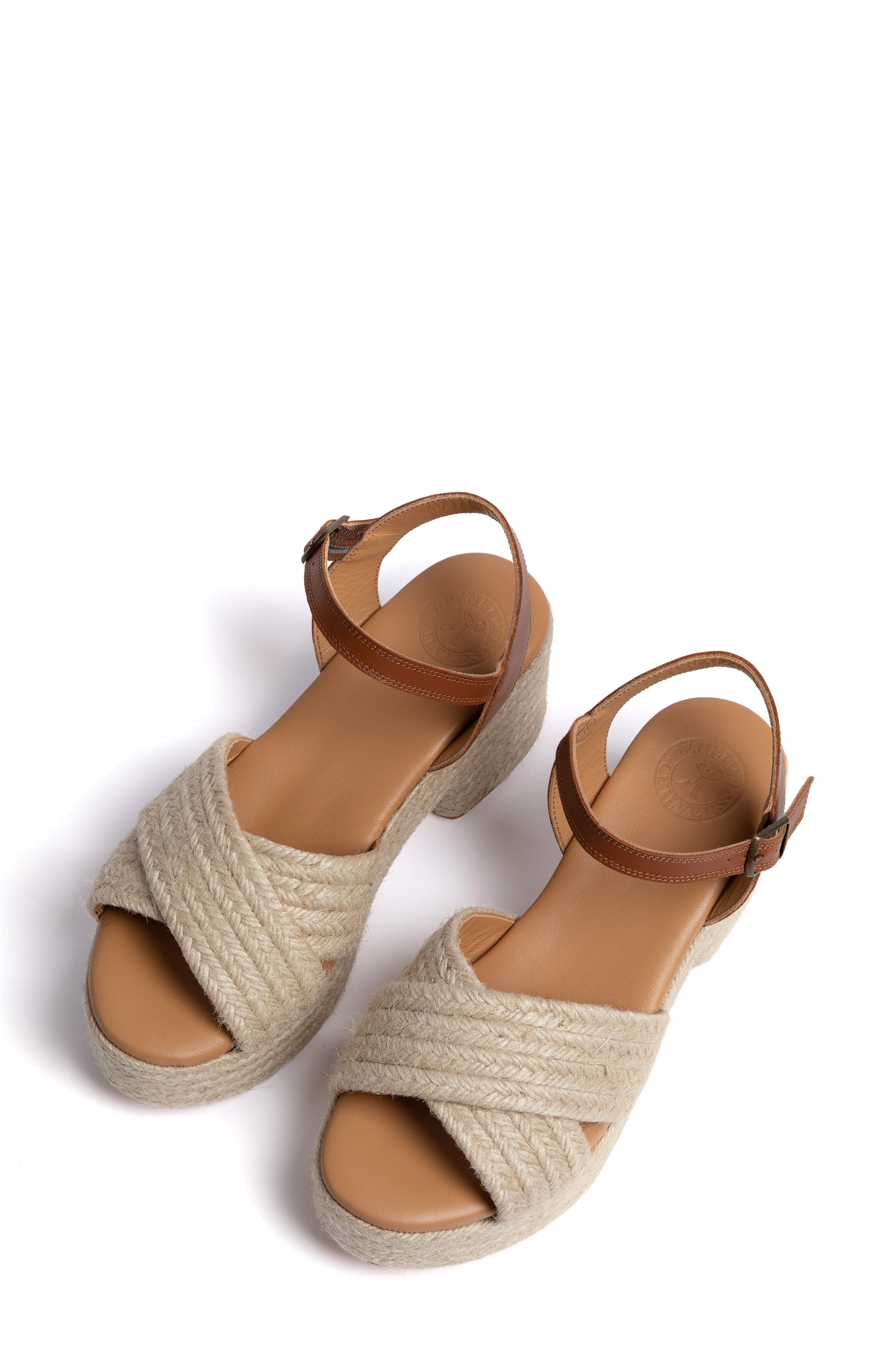Penelope Chilvers Bella Platform Sandal, Alternate, color, Natural