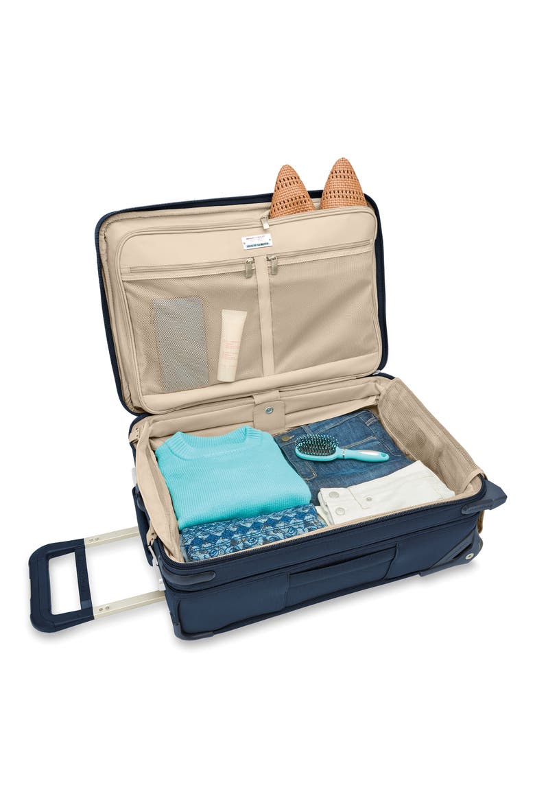 Baseline Essential 22-Inch Expandable 2-Wheel Carry-On Bag, Alternate, color, NAVY