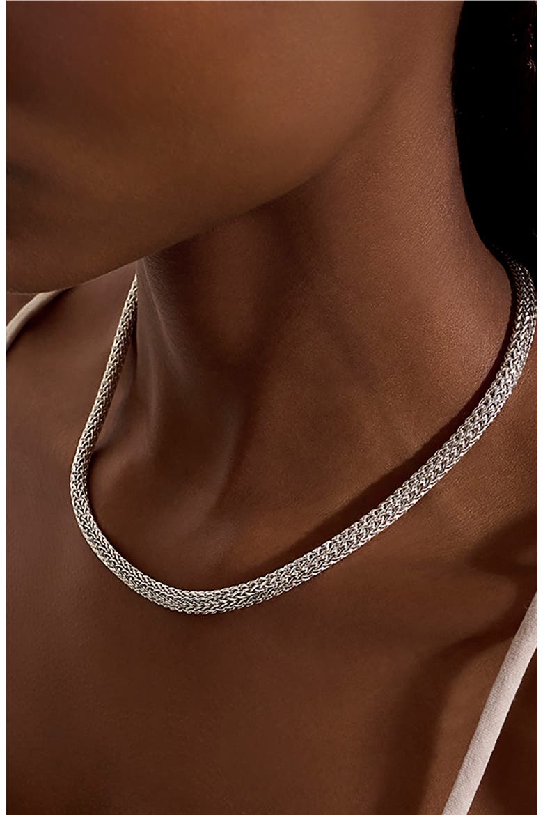 Icon Necklace, Sterling Silver, Alternate, color, SILVER