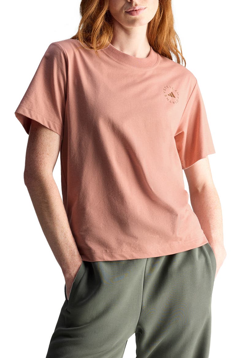 Stella McCartney Short Sleeve T-Shirt, Main, color, LIGHT/ PASTEL PINK