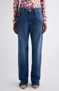 Isabel Marant Jeyda Release Hem Wide Leg Jeans