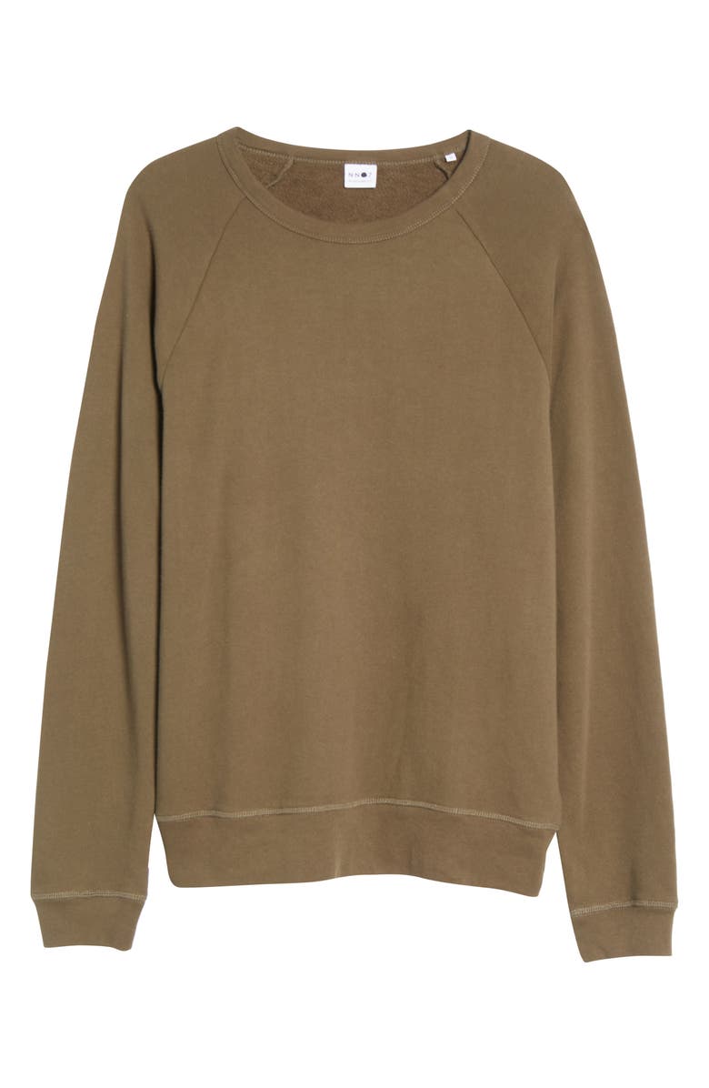 NN07 Jake 3444 Crewneck Sweatshirt, Alternate, color, Army