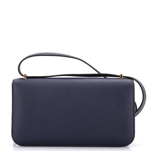 Pre-owned Hermes Hermes Constance Elan Nm Bag Epsom 25 In Blue