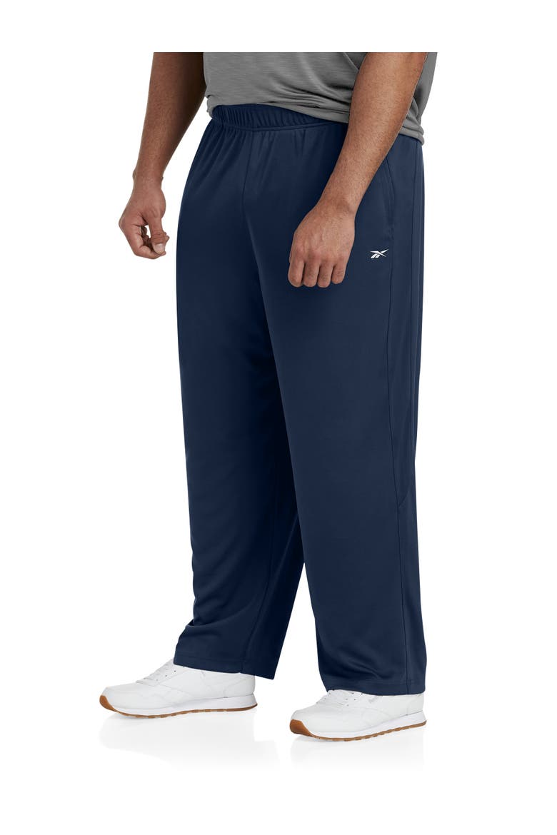 Performance Double-Knit Open-Hem Pants, Main, color, NAVY