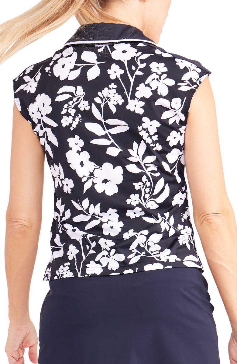 KINONA Janey Floral Cap Sleeve Golf Top, Alternate, color, 