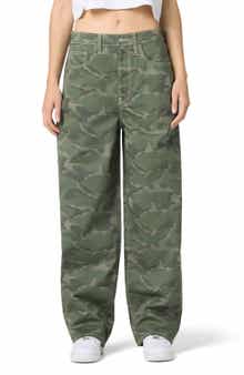 Hudson Jeans Camo High Rise Barrel Jeans