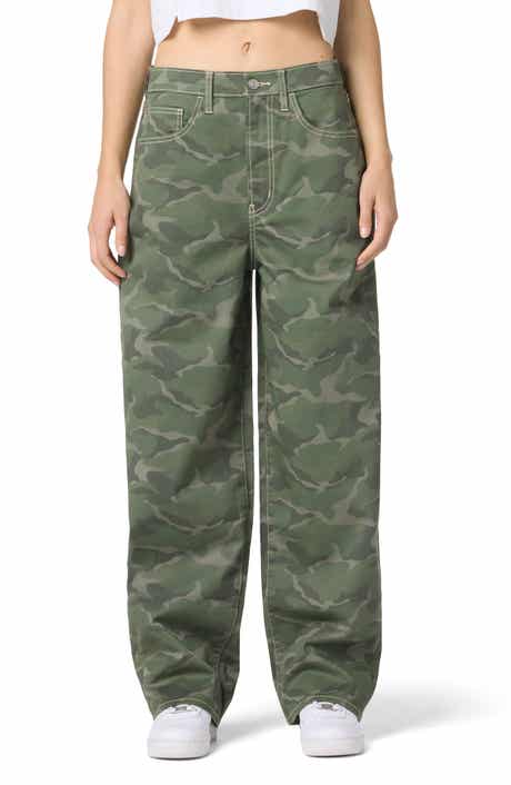 Hudson Jeans Camo High Rise Barrel Jeans