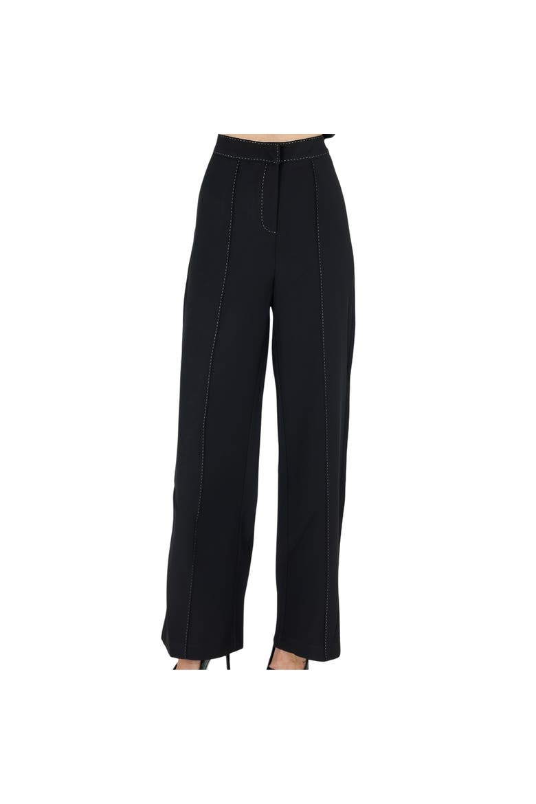 Yena Wide Leg Pant, Alternate, color, BLACK