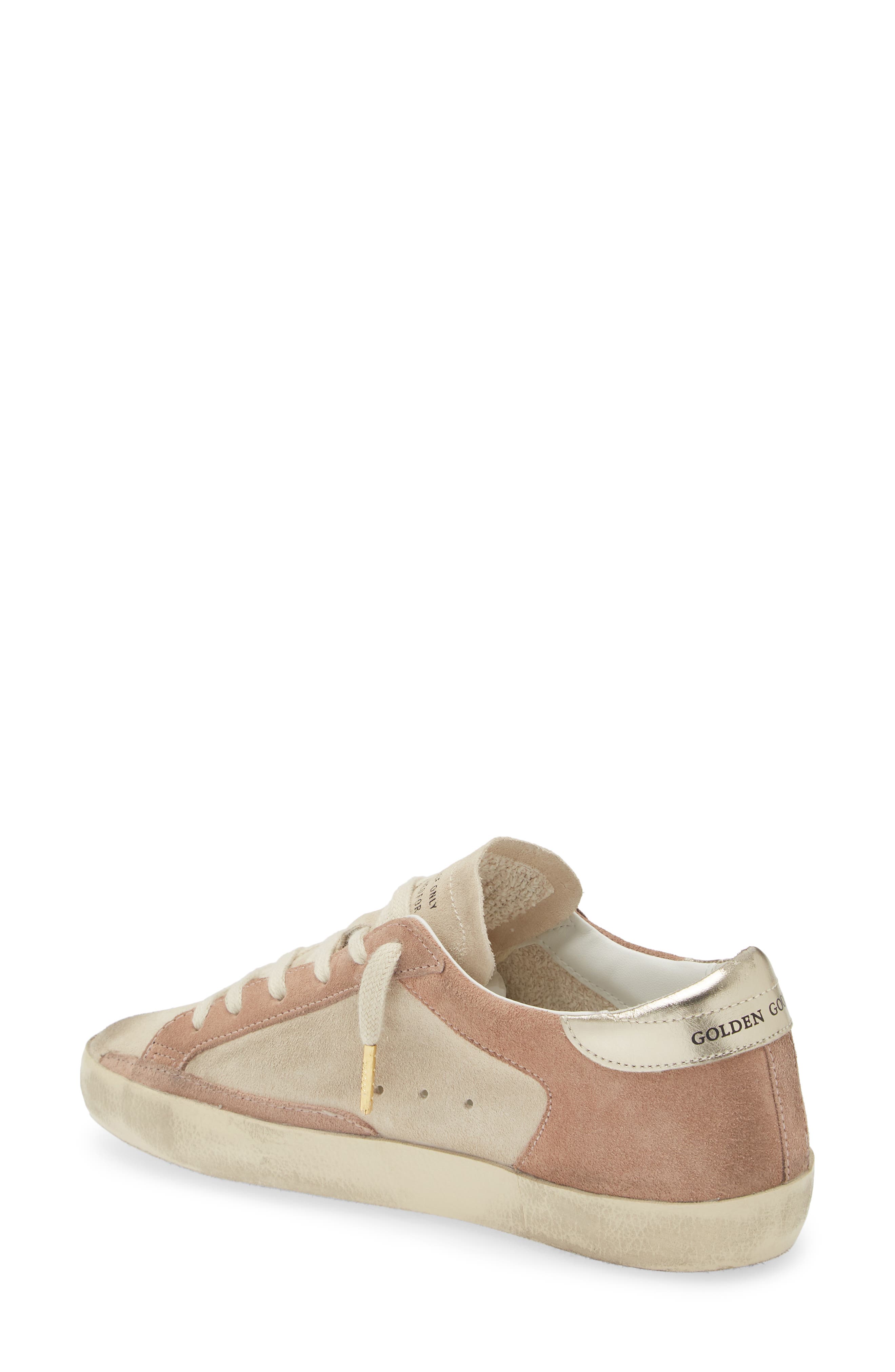Golden Goose Super-Star Sneaker, Alternate, color, Beige/ Pink