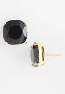 Kate Spade New York mini small square semiprecious stone stud earrings