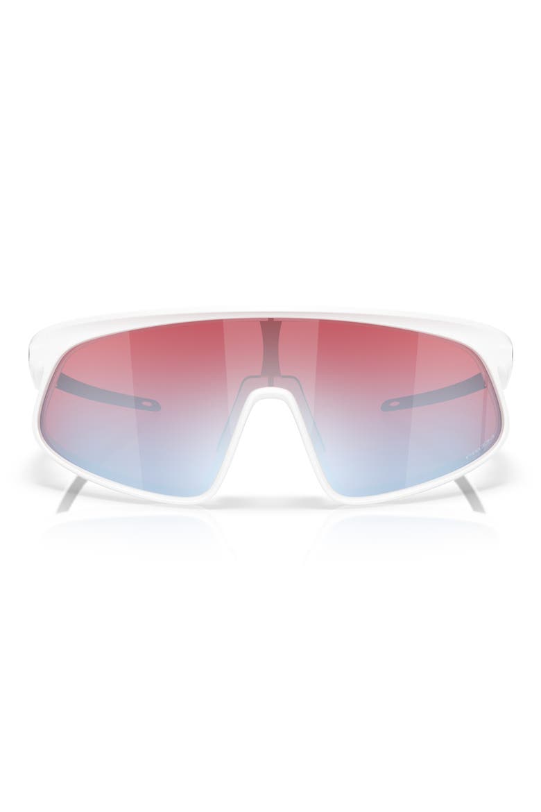 RSLV 149mm Prizm Polarized Shield Sunglasses, Main, color, BLUE WHITE
