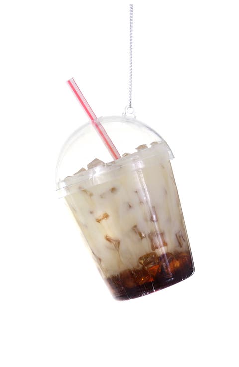 Iced Coffee Glass Ornament