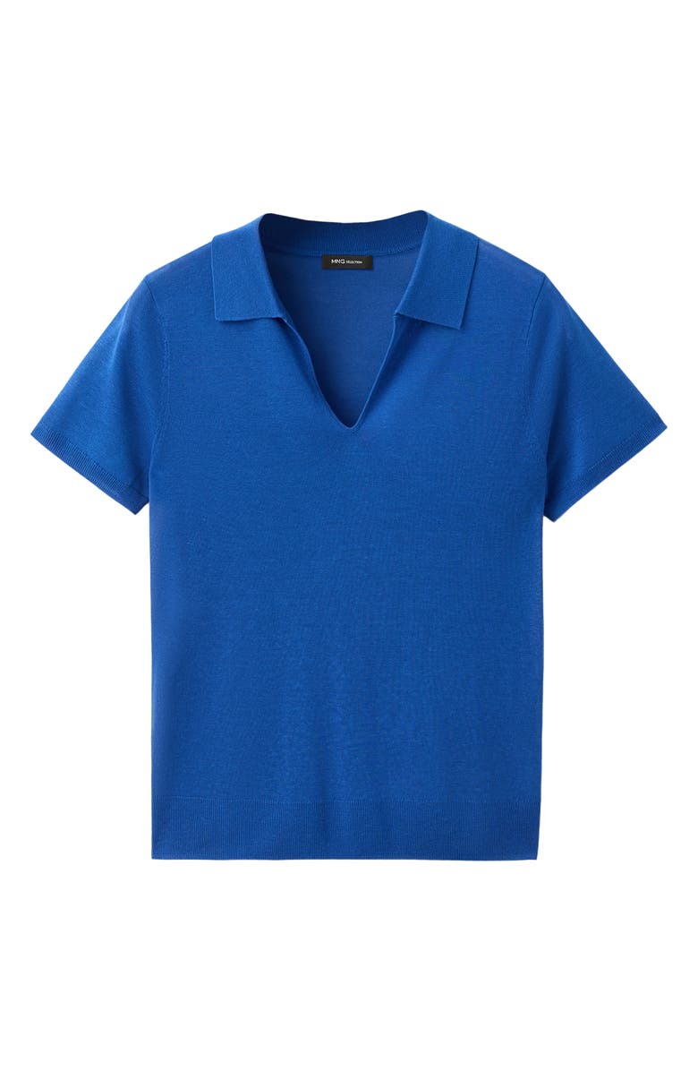 MANGO Fine Knit Polo, Main, color, 