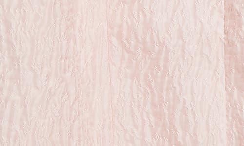 Cecilie Bahnsen Ambra Floral Lobelia Matelassé Babydoll Dress In Pink