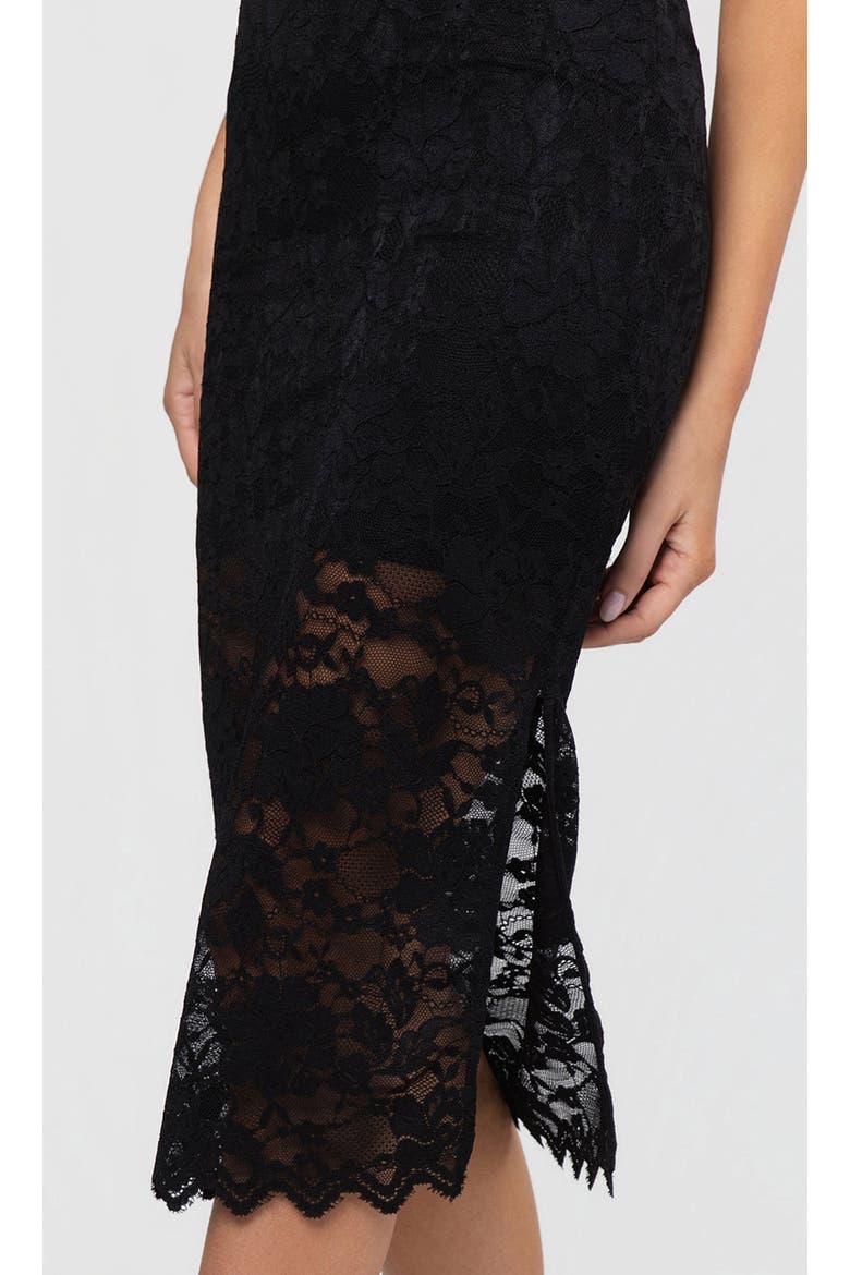 Kiera Lace Skirt, Alternate, color, Black
