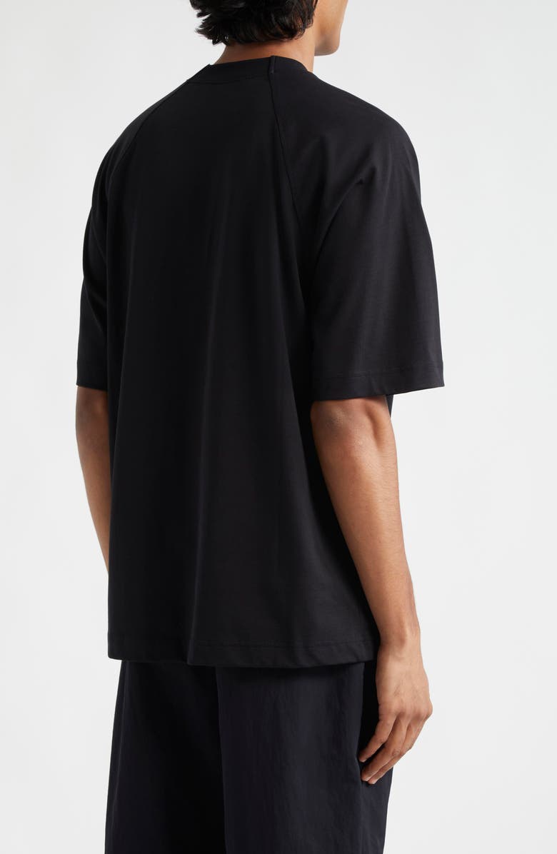 Jacquemus Le Typo Cotton Logo Graphic T-Shirt, Alternate, color, Black