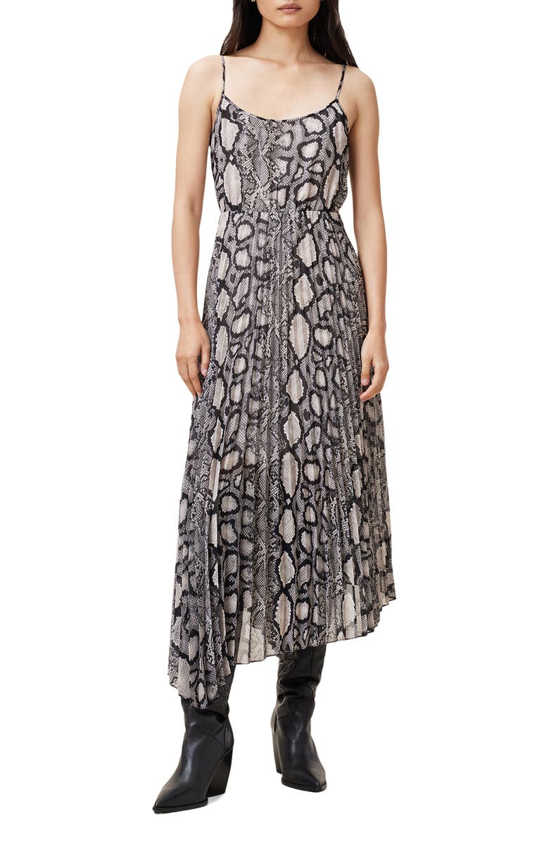 AllSaints Donatella Sweater & Midi Dress Set, Alternate, color, Flow Ecru White