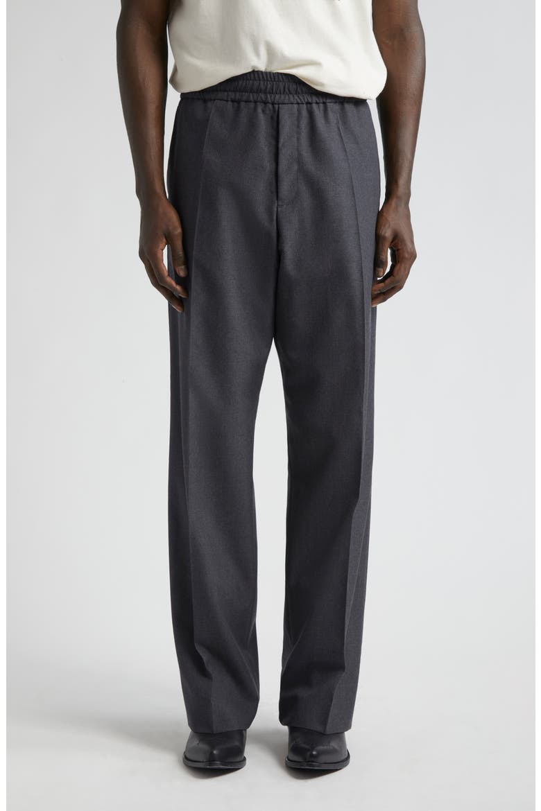 Lenny Wool Pants, Main, color, ANTRACITE/ MELANGE