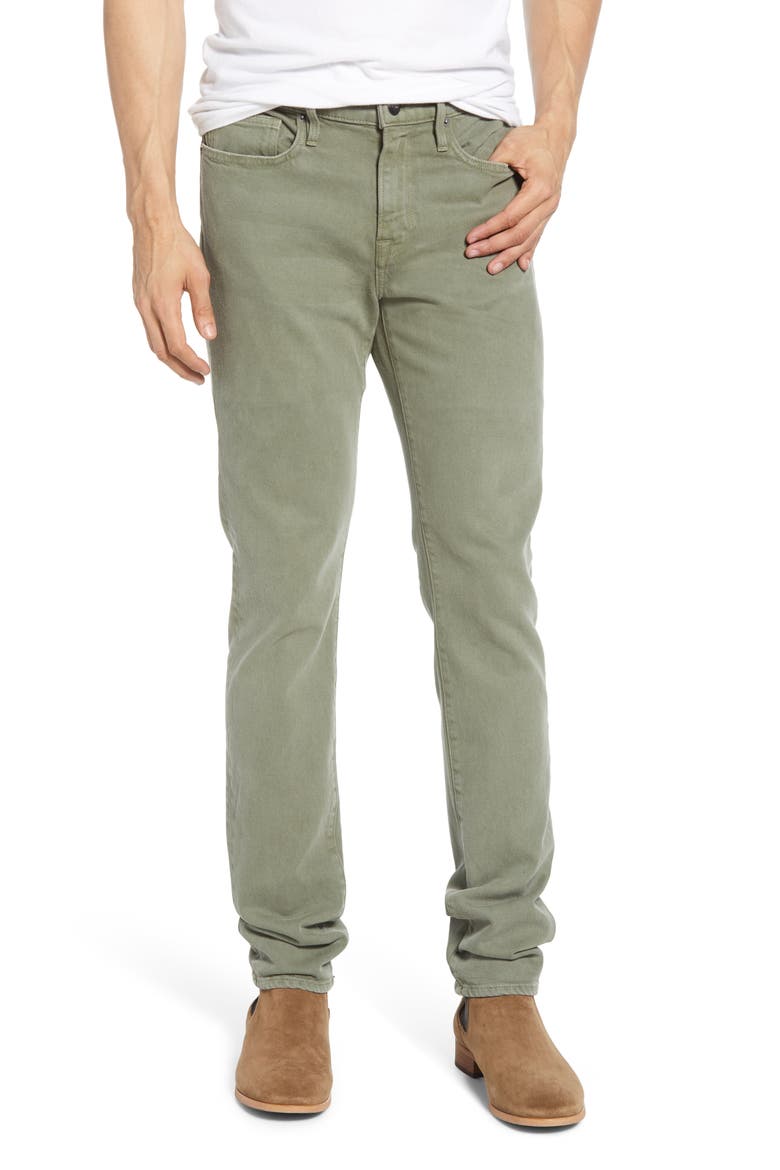 L'Homme Slim Fit Jeans, Main, color, DEEP ARMY