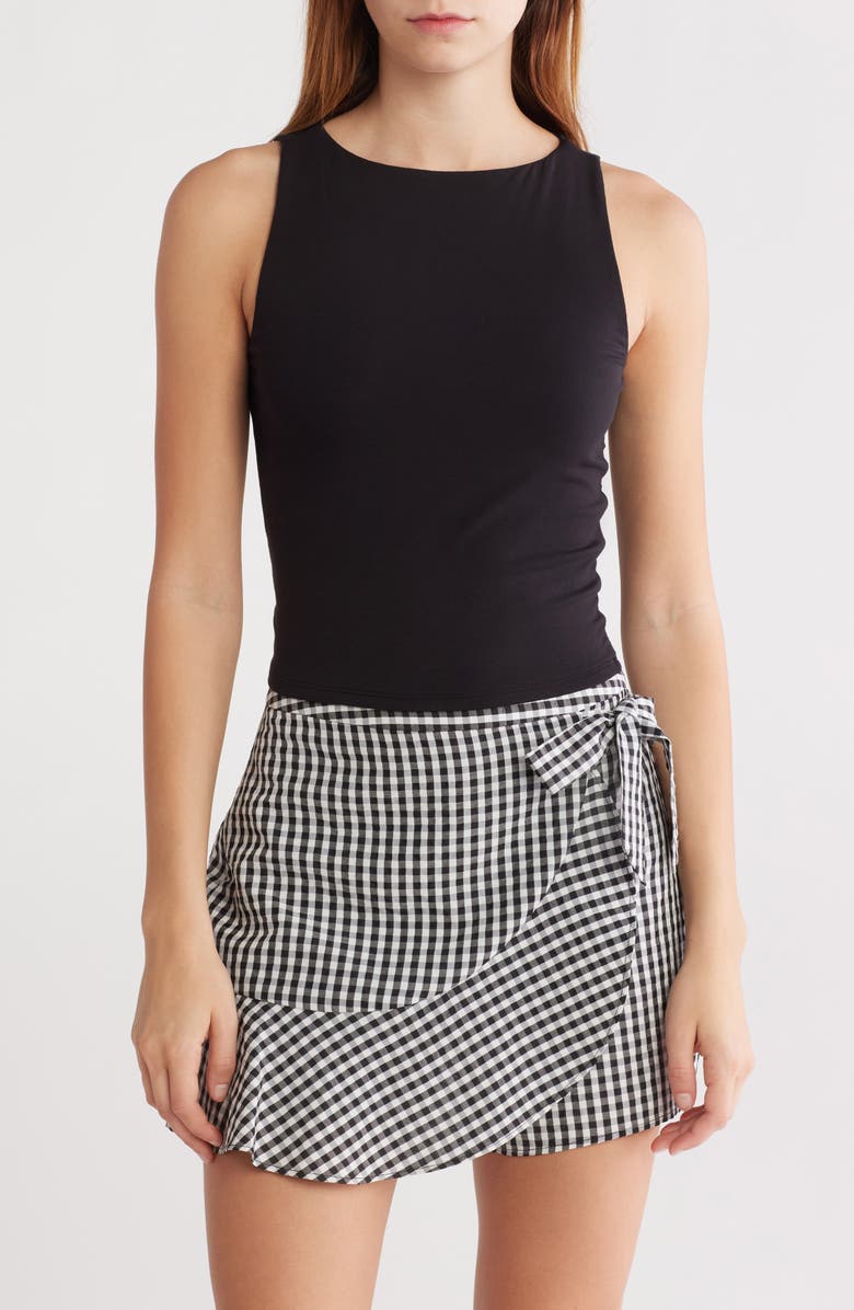 Abound Boat Neck Tank, Main, color, Black