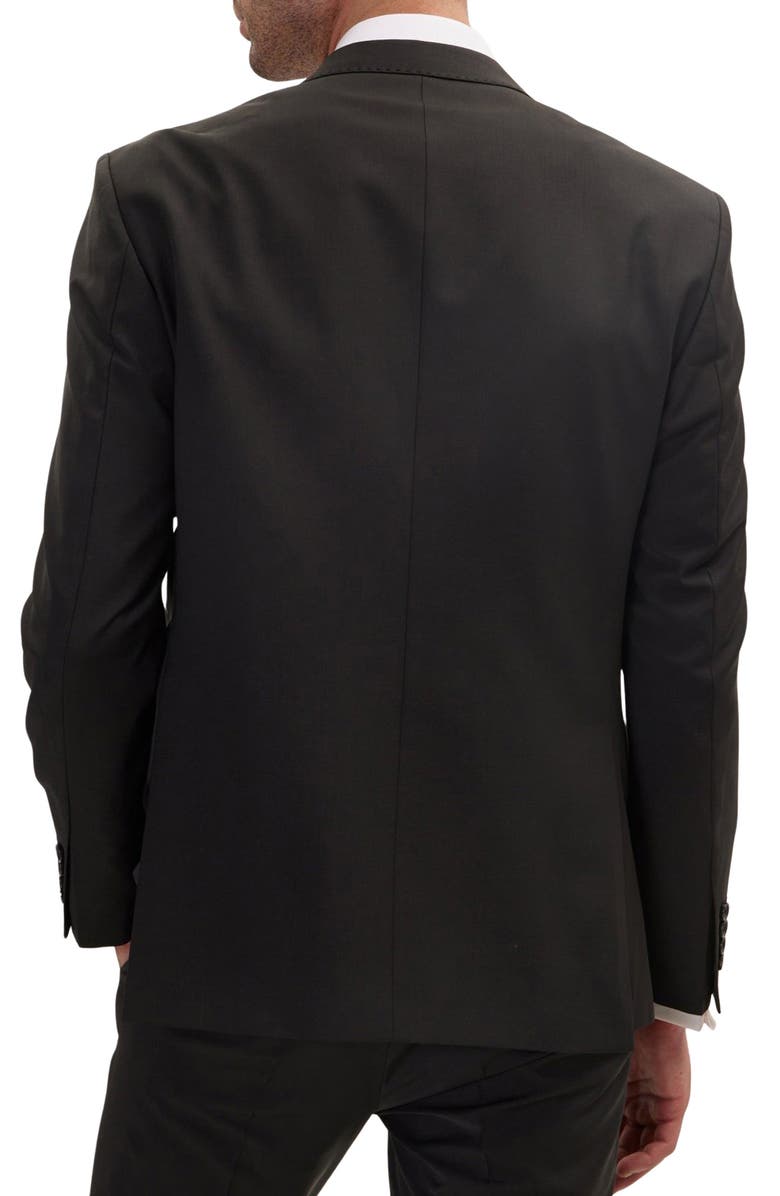 RON TOMSON Super 120S Merino Wool Tuxedo, Alternate, color, Jet Black