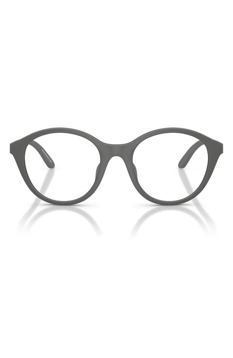 Kids' 48mm Round Optical Glasses