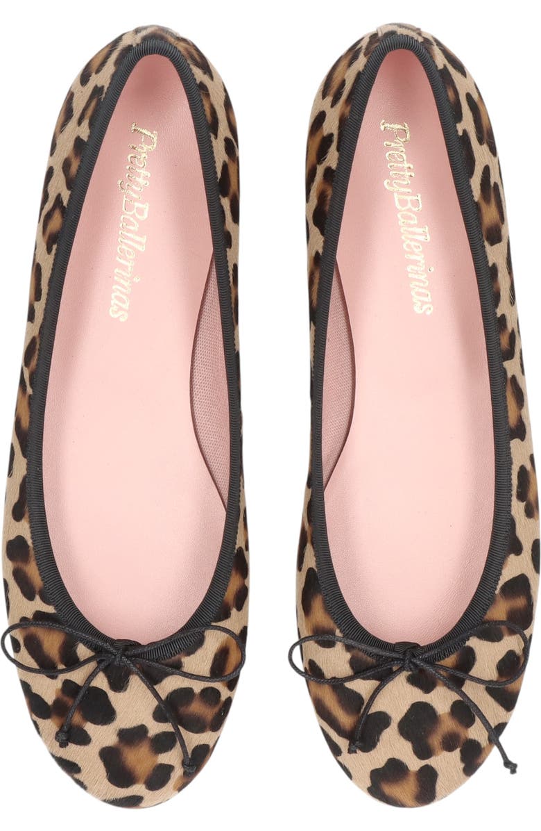 Pretty Ballerinas Round Toe Leopard Ballet Flat, Main, color, Leopard