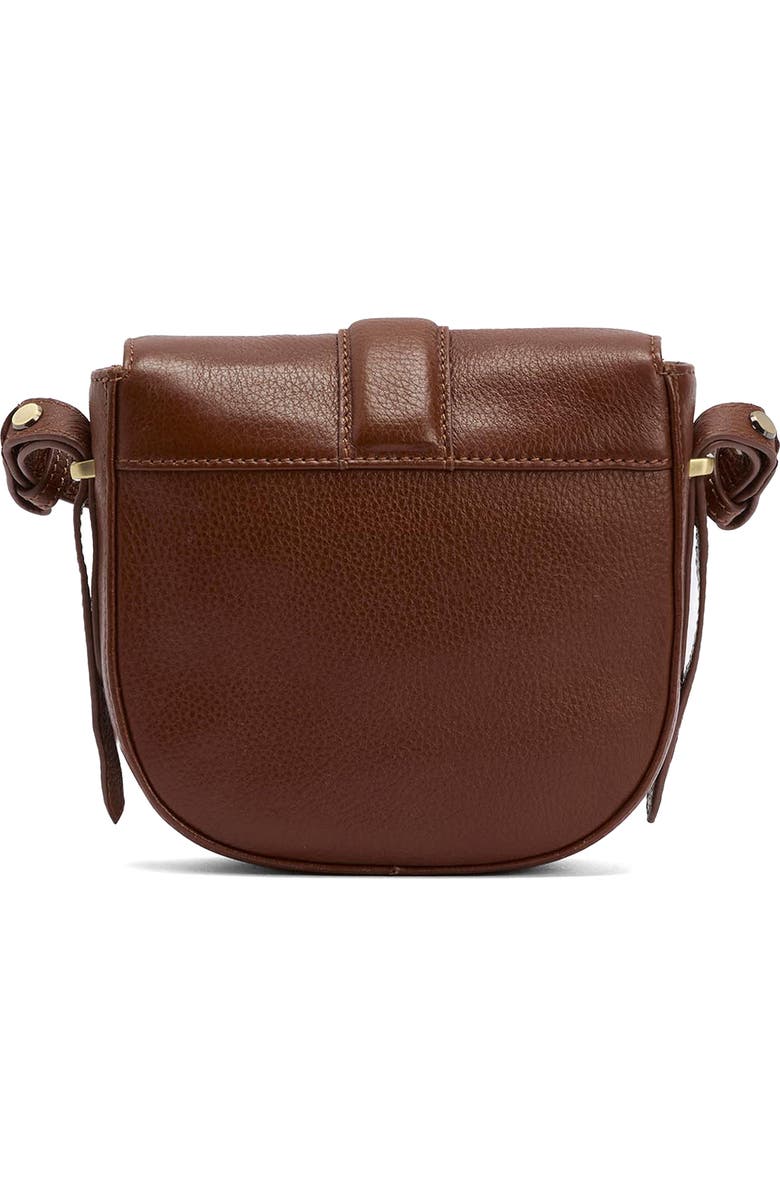 Barbour Elm Leather Crossbody Bag, Alternate, color, Brown