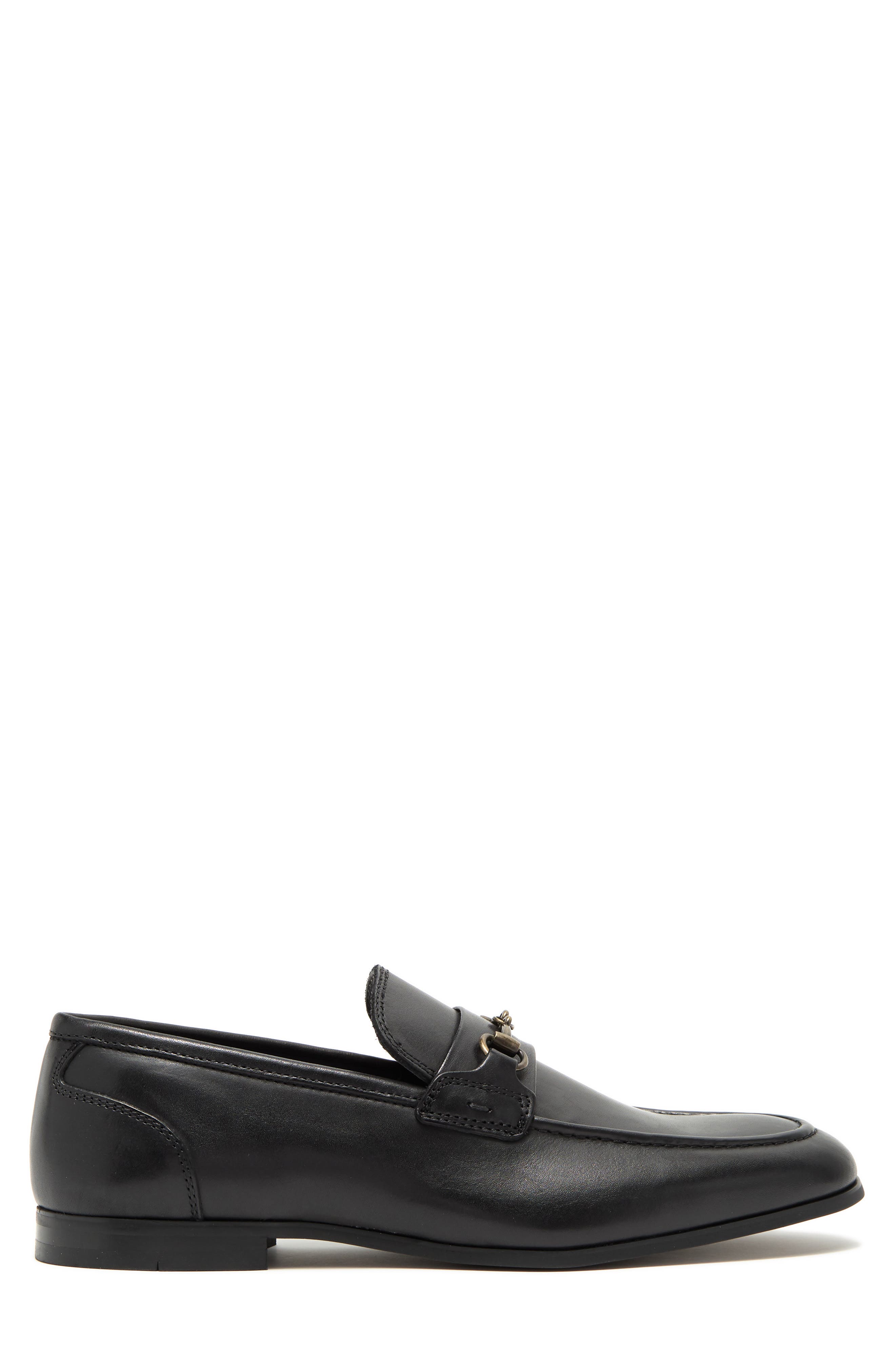 VITTORIO RUSSO Leyton Horsebit Loafer, Alternate, color, Black