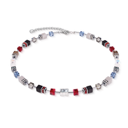 COEUR DE LION GeoCUBE® Iconic Wave Necklace Silver