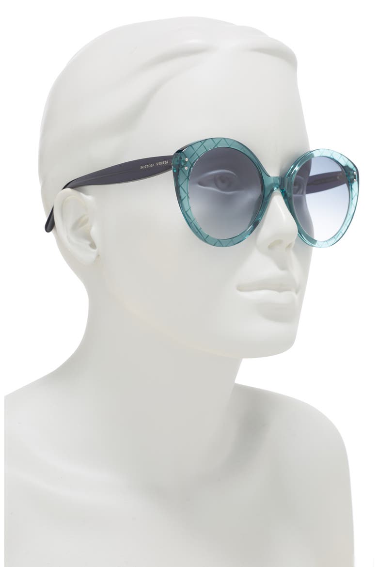 53mm Cat Eye Sunglasses, Alternate, color, BLUE BLUE BLUE/GBU