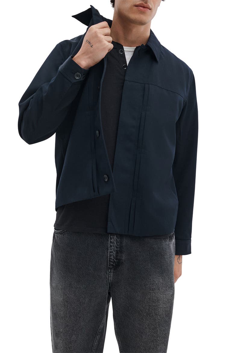 Dwight Wool Gabardine Jacket, Main, color, NAVY