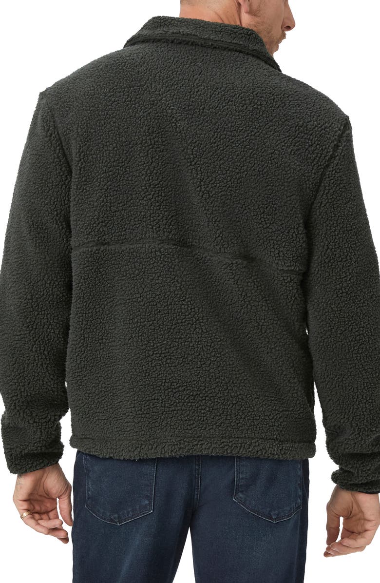 PAIGE Horton Textured Fleece Half Zip Pullover, Alternate, color,
